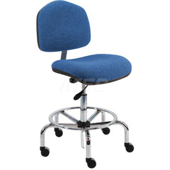 Task Chair: Fabric, Navy Blue