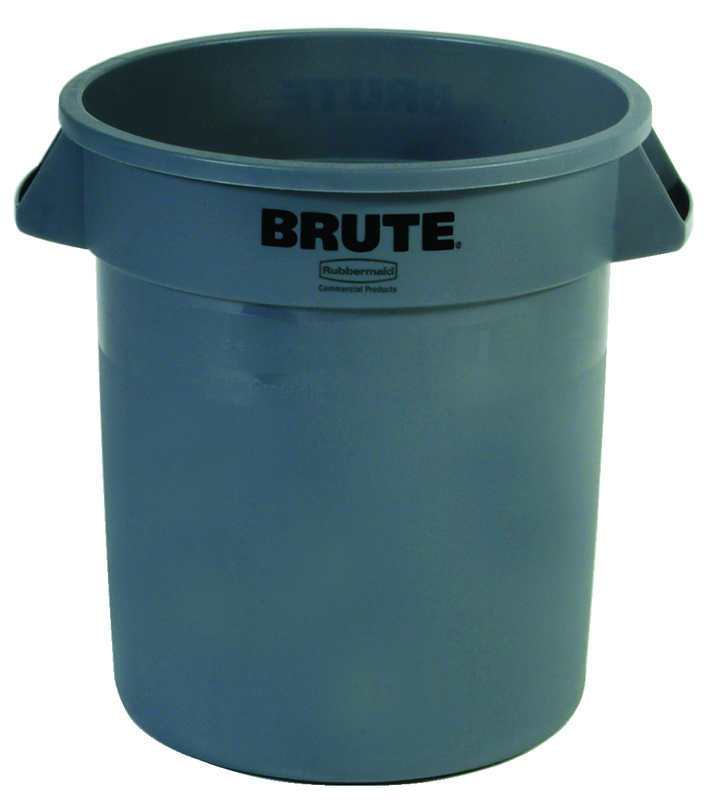 Brute - 10 Gallon Round Container - Double-ribbed base - A1 Tooling