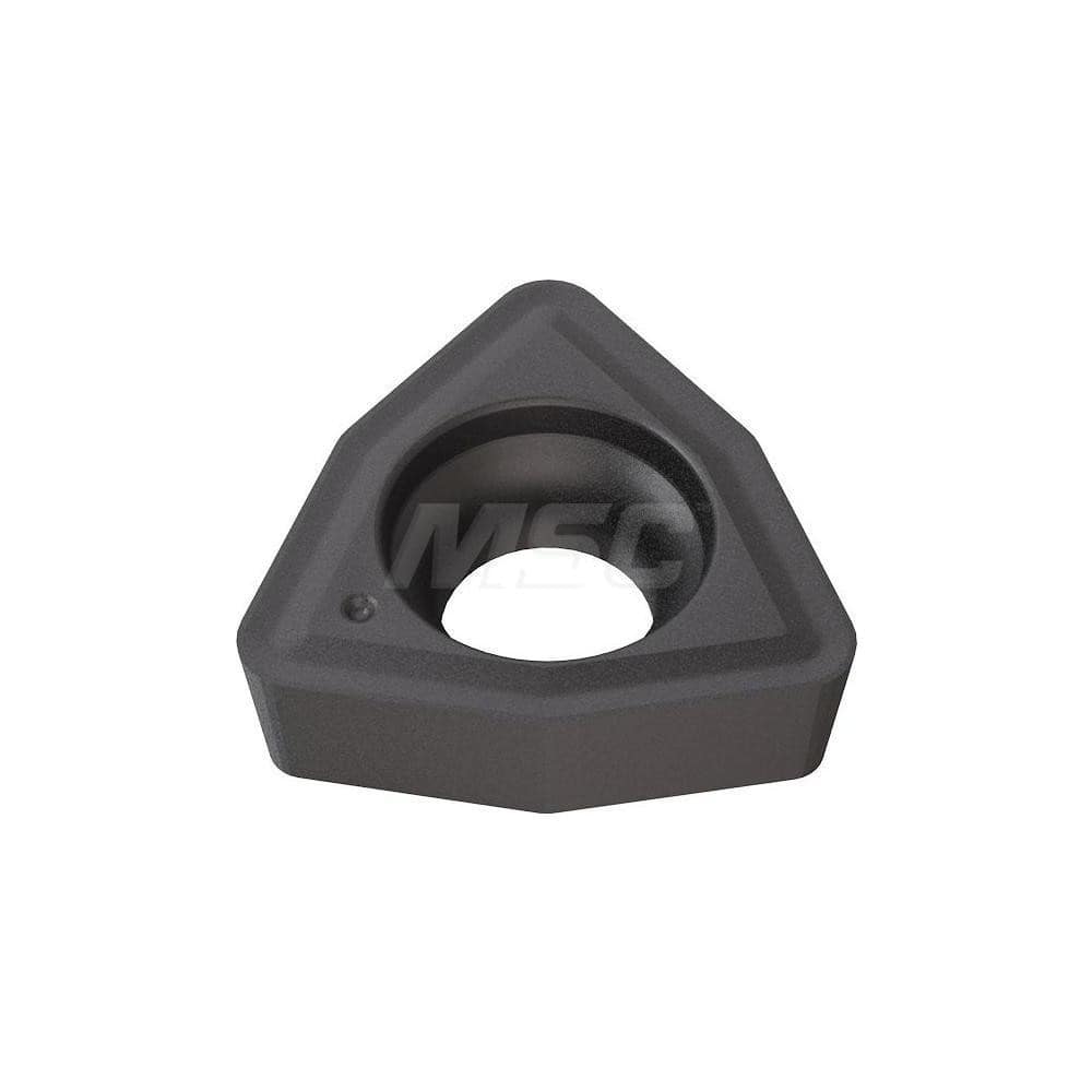 Indexable Drill Insert: WCMX YG602, Carbide TiAlN Finish, 1/4″ Inscribed Circle, 3/32″ Thick, 1/32″ Corner Radius