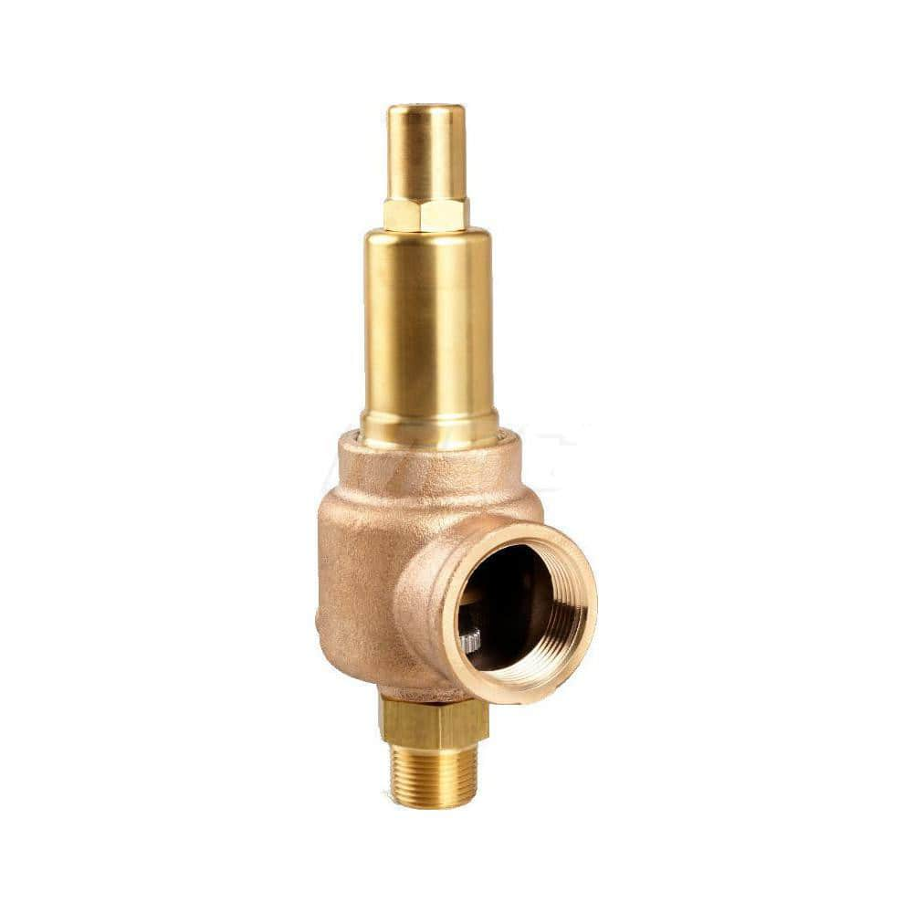 3/4 Mnpt X 1 Fnpt Series 740-Ec Asme Section Viii Safety Valve With (E) Orifice, Metal Seat, Closed Cap, For Liquid Service Set 300 Psi