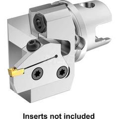 Modular Grooving Head: Right Hand, Blade Holder Head, KM80TS System Size Through Coolant, Series Beyond Evolution