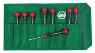 7 Piece - .7 - 3mm - In Pouch - PicoFinish Precision Hex Screwdriver Metric Set - A1 Tooling