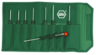 8 Piece - .028 - 1/8" - Precision Hex Inch Screwdriver Set In Canvas Pouch - A1 Tooling