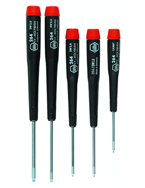 5 Piece - Ergo Handle Screwdriver Set - Includes: TX-10; TX-15; TX-20; TX-25; TX-30; 8" Long - A1 Tooling