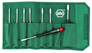 8 Piece - 2.5mm - 6mm - Precision Metric Nut Driver Set in Canvas Pouch - A1 Tooling