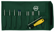12 Piece - System 4 ESD Safe Drive-Loc Interchangeable Set - #26985 - Slotted 1.5 - 4.0 and Phillips #000 - 1 and Torx® T1-T15 - Canvas Pouch - A1 Tooling
