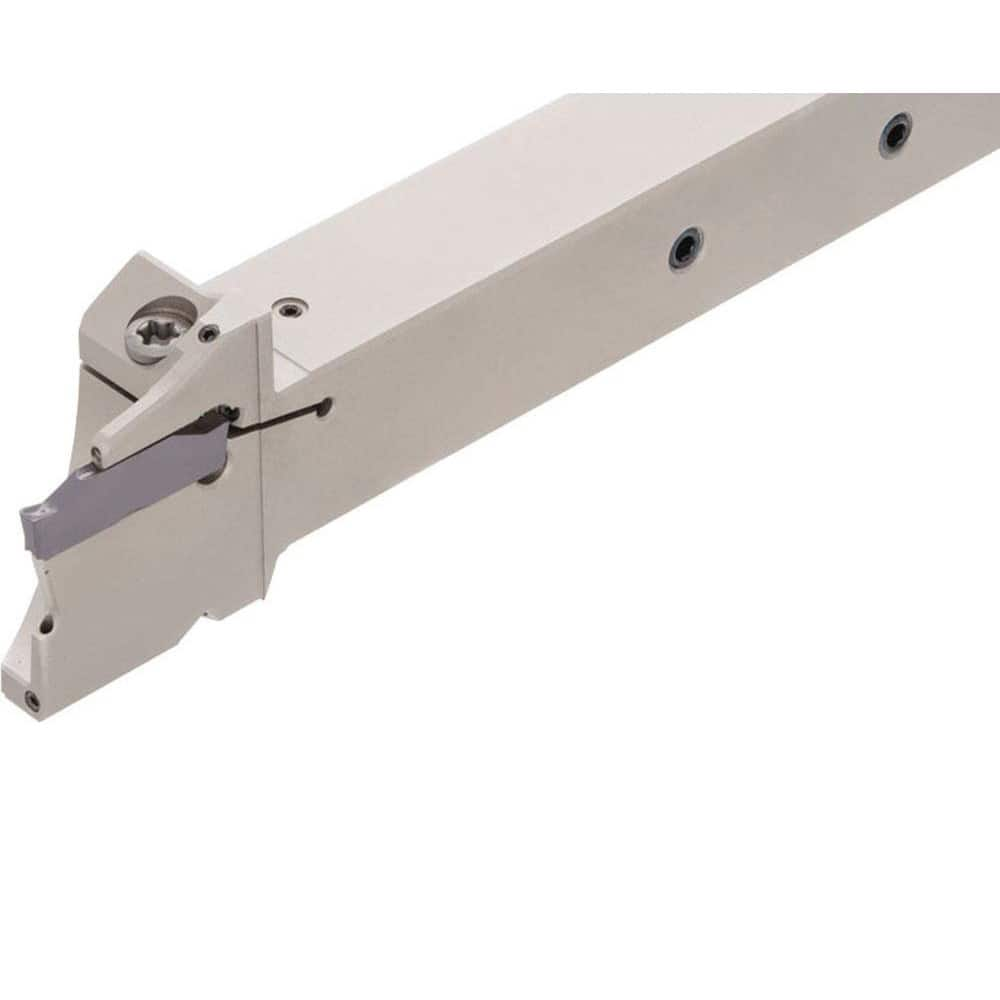 Indexable Grooving/Cut-Off Toolholders; Cutting Direction: Left Hand; Maximum Depth of Cut (Decimal Inch): 0.4900; Maximum Groove Width (Decimal Inch): 0.0980; Minimum Groove Width (Decimal Inch): 0.0590; Toolholder Style: JCTE; Tool Material: Steel; Inse