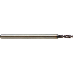 M.A. Ford - 2mm, 143° Point, Solid Carbide Micro Drill Bit - Exact Industrial Supply