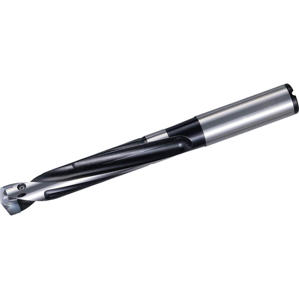 Replaceable Tip Drill: 10 to 10.49 mm Drill Dia, 52.5 mm Max Depth, 12 mm Straight-Cylindrical Shank Seat Size 080, 113 mm OAL, Through Coolant