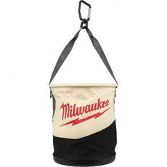 Milwaukee Tool - 2 Pocket, Canvas, Tan/Black Bucket Tool Organizer - A1 Tooling