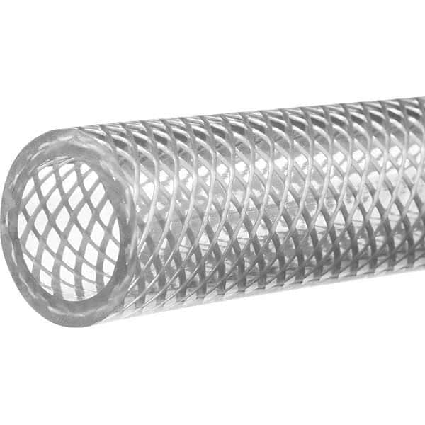 Value Collection - 1" ID x 1-1/4" OD, 25' Long, PVC Reinforced (3A) Tube - Clear, 120 Max psi, -50 to 150°F - A1 Tooling