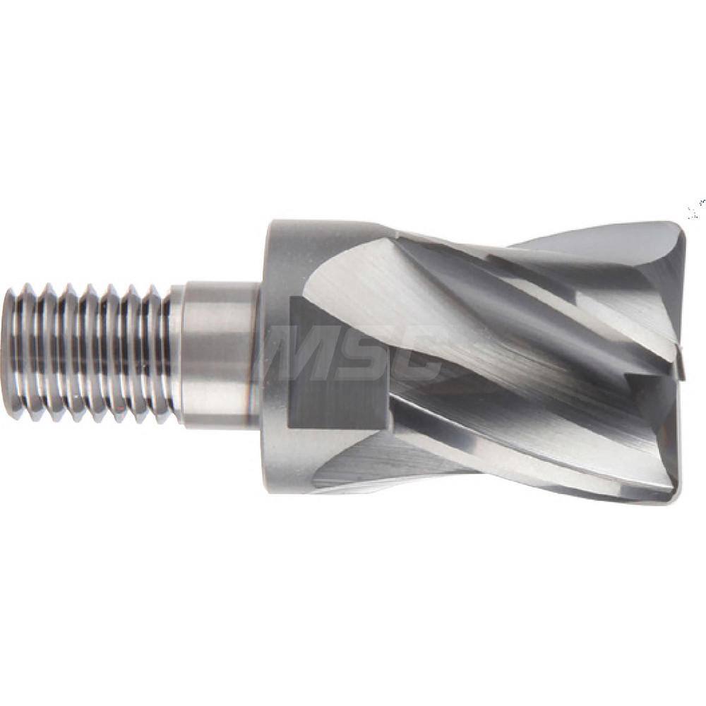 YG-1 - Corner Radius & Corner Chamfer End Mill Heads; Mill Diameter (Inch): 1/2 ; Mill Diameter (Decimal Inch): 0.5000 ; End Type: Corner Radius ; Corner Radius (Decimal Inch): 0.0600 ; Number of Flutes: 4 ; Material: Carbide - Exact Industrial Supply