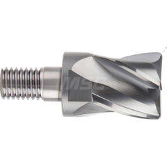 YG-1 - Corner Radius & Corner Chamfer End Mill Heads; Mill Diameter (Inch): 1/2 ; Mill Diameter (Decimal Inch): 0.5000 ; End Type: Corner Radius ; Corner Radius (Decimal Inch): 0.0200 ; Number of Flutes: 4 ; Material: Carbide - Exact Industrial Supply