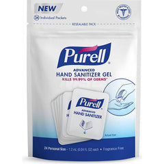 Hand Sanitizer: Gel, 1.2 mL, Packet