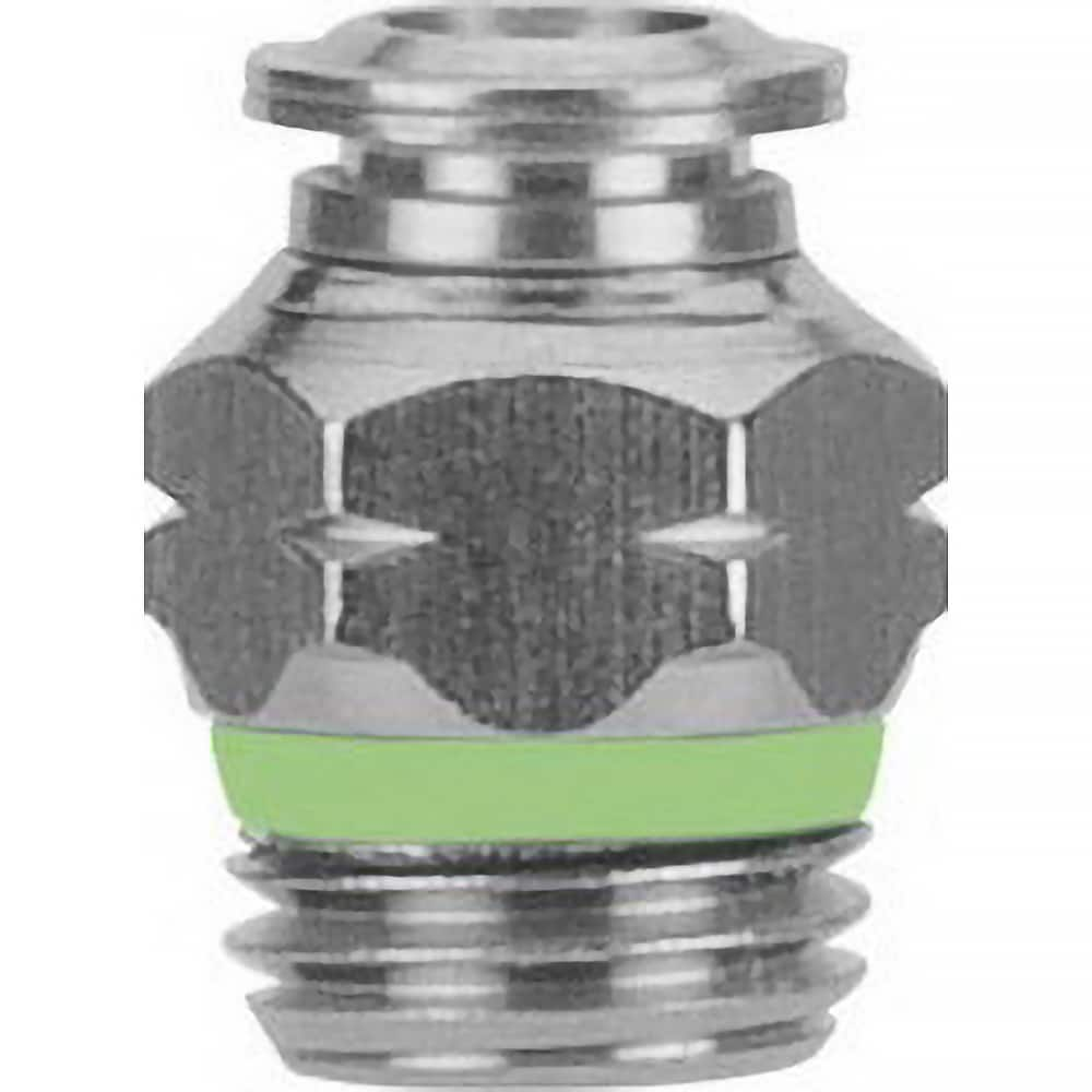 Aignep USA - Metal Push-To-Connect Tube Fittings; Type: Male Connector ; Tube Outside Diameter (Inch): 1/2 ; Maximum Working Pressure: 290.000 ; Connection Style: Push to Connect ; Connection Type: Push to Connect ; Material: 316L Stainless Steel - Exact Industrial Supply