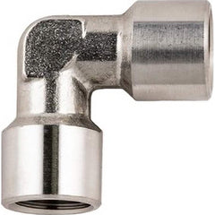 Aignep USA - Stainless Steel Pipe Fittings; Type: Female x Female Elbow ; Fitting Size: 3/8 ; End Connections: BSPP ; Material Grade: 316L Stainless Steel ; Pressure Rating (psi): 290 - Exact Industrial Supply