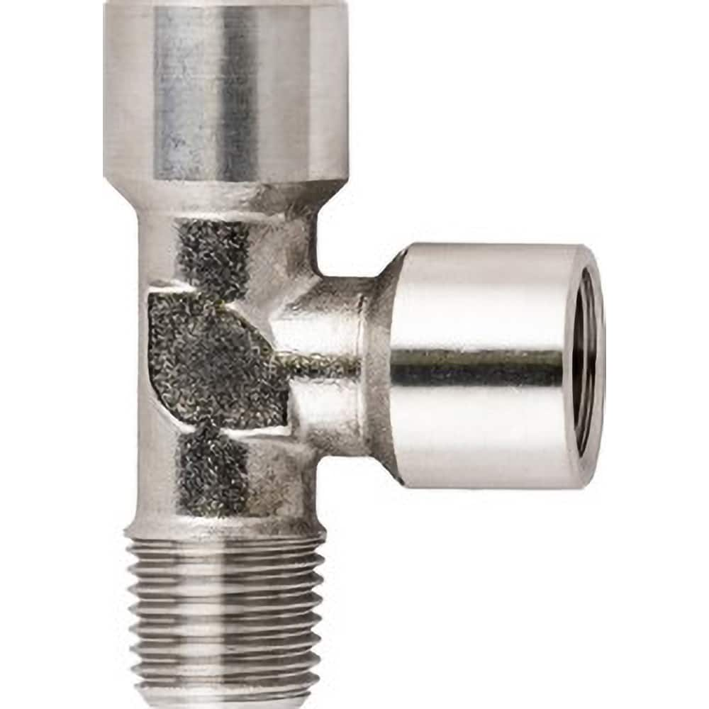 Aignep USA - Stainless Steel Pipe Fittings; Type: Female ; Fitting Size: 1/4 ; End Connections: BSPT x BSPP ; Material Grade: 316L Stainless Steel ; Pressure Rating (psi): 290 - Exact Industrial Supply