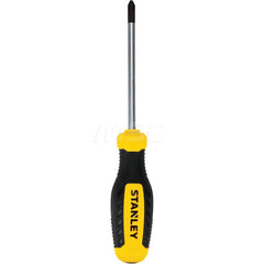 Phillips Screwdrivers; Tool Type: Phillips Screwdrivers; Handle Style/Material: Ergonomic; Rubberized Cushion Grip; Phillips Point Size: #2; Blade Length (Inch): 4; Overall Length Range: 7″ - 9.9″; Overall Length (Inch): 8; Shank Type: Round Shank; Overal