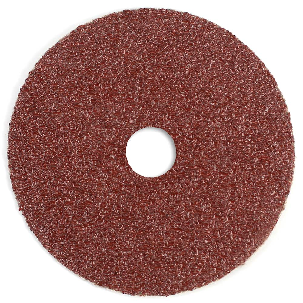 Superior Abrasives - Fiber Discs; Disc Diameter (Inch): 4-1/2 ; Abrasive Material: Aluminum Oxide ; Grit: 120 ; Center Hole Size (Inch): 7/8 ; Backing Material: Fiber ; Flexible: No - Exact Industrial Supply