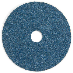 Superior Abrasives - Fiber Discs; Disc Diameter (Inch): 5 ; Abrasive Material: Zirconia Alumina ; Grit: 80 ; Center Hole Size (Inch): 7/8 ; Backing Material: Fiber ; Flexible: No - Exact Industrial Supply