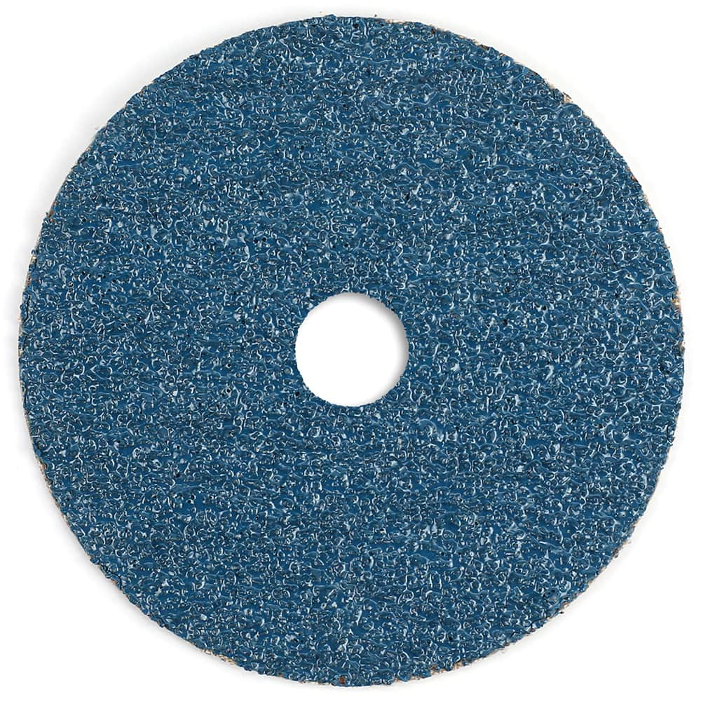 Superior Abrasives - Fiber Discs; Disc Diameter (Inch): 4-1/2 ; Abrasive Material: Zirconia Alumina ; Grit: 50 ; Center Hole Size (Inch): 7/8 ; Backing Material: Fiber ; Flexible: No - Exact Industrial Supply