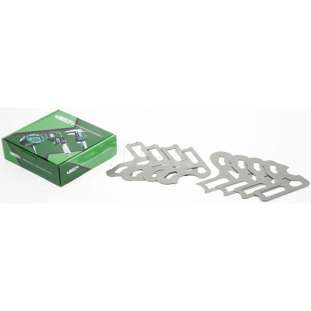 Insize USA LLC - Radius Gage Sets; Minimum Radius (Inch): 9/16 ; Maximum Radius (Inch): 1 ; Number of Pieces: 9 ; Radii Included (Inch): 9/16; 5/8; 11/16; 3/4; 13/16; 7/8; 15/16; 1 ; Radii Included (Decimal Inch): 9/16; 5/8; 11/16; 3/4; 13/16; 7/8; 15/16 - Exact Industrial Supply