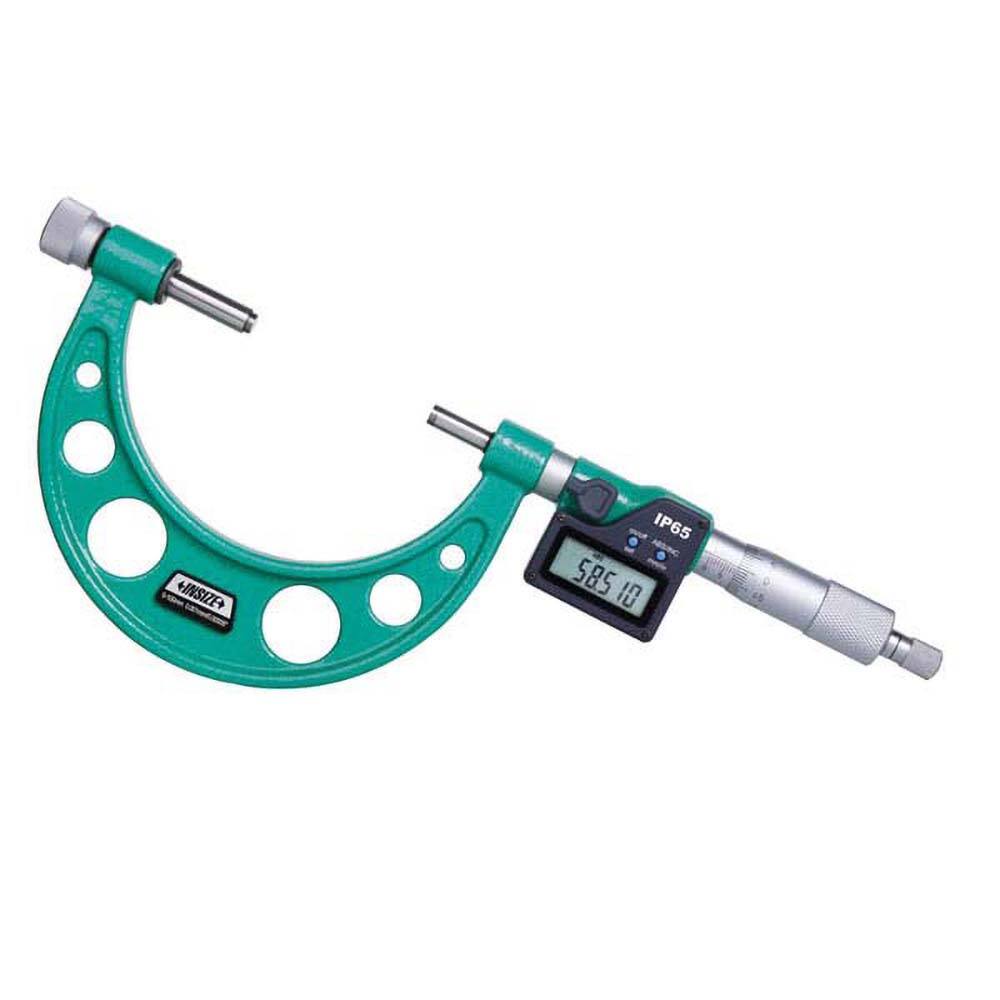 Insize USA LLC - Tube Micrometers; Operation Type: Electronic ; Minimum Measurement (mm): 0.00 ; Minimum Measurement (Decimal Inch): 0.0000 ; Maximum Measurement (Decimal Inch): 1.0000 ; Maximum Measurement (mm): 25.00 ; Digital Counter: No - Exact Industrial Supply