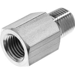 USA Sealing - Galvanized Pipe Fittings; Type: Adapter ; Fitting Size: 1/8 x 1/8 (Inch); Classification: Instrumentation ; Liquid and Gas Pressure Rating (psi): 6100 ; Steam Pressure Rating (psi): 5450 ; Material: Steel - Exact Industrial Supply