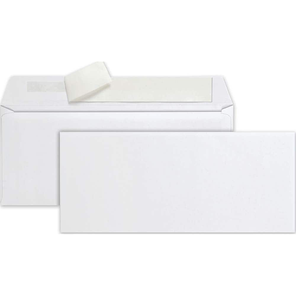 Quality Park - Mailers, Sheets & Envelopes; Type: Business Envelope ; Style: Self Seal ; Width (Inch): 9-1/2 ; Length (Inch): 4-1/8 ; Box Quantity: 500 ; Size: 4.13 x 9.5 - Exact Industrial Supply