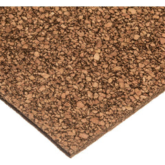 USA Sealing - Sheet Gasketing; Width (Inch): 12 ; Thickness: 1/32 (Inch); Length (Inch): 12.0000 ; Color: Brown ; Material: Cork with Neoprene Rubber Blend ; Maximum Temperature (F): 400.000 - Exact Industrial Supply