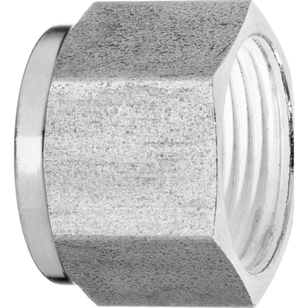 USA Sealing - Metal Compression Tube Fittings; Type: Nut ; End Connections: Tube OD x Tube OD ; Tube Outside Diameter (Inch): 1/2 ; Thread Size: None ; Material: Steel ; Maximum Working Pressure (psi): 3300.000 - Exact Industrial Supply