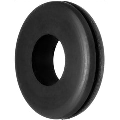 USA Sealing - Grommets; Type: Oil-Resistant Push-In Grommet ; Outside Diameter (Inch): 13/16 ; Overall Thickness (Decimal Inch): 3/8 ; Inside Diameter Inch: 5/16 (Inch); Material: Buna-N Rubber ; Type: Oil-Resistant Push-In Grommet - Exact Industrial Supply