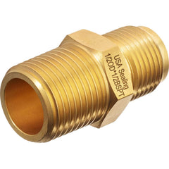 USA Sealing - Metal Flared Tube Fittings; Type: Straight Adapter ; Flared Degrees: 45 ; End Connections: Male JIC x MBSPT ; Thread Size: 1/4 ; Tube Outside Diameter (Inch): 5/8 ; Thread Type: Male BSPT - Exact Industrial Supply