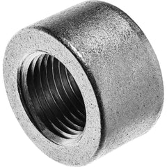 USA Sealing - Stainless Steel Pipe Fittings; Type: Half Coupling ; Fitting Size: 3/8 x 3/8 ; End Connections: FBSPT x Butt Weld ; Material Grade: 304 ; Pressure Rating (psi): 150 - Exact Industrial Supply