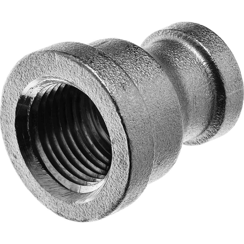 USA Sealing - Stainless Steel Pipe Fittings; Type: Reducing Coupling ; Fitting Size: 1/2 x 1/8 ; End Connections: FBSPT x FBSPT ; Material Grade: 316 ; Pressure Rating (psi): 150 - Exact Industrial Supply