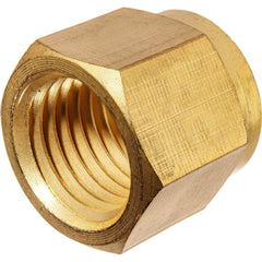 USA Sealing - Metal Compression Tube Fittings; Type: Nut ; End Connections: Tube OD x Tube OD ; Tube Outside Diameter (mm): 6 ; Thread Size: None ; Material: Brass ; Compression Style: Double Ferrule - Exact Industrial Supply