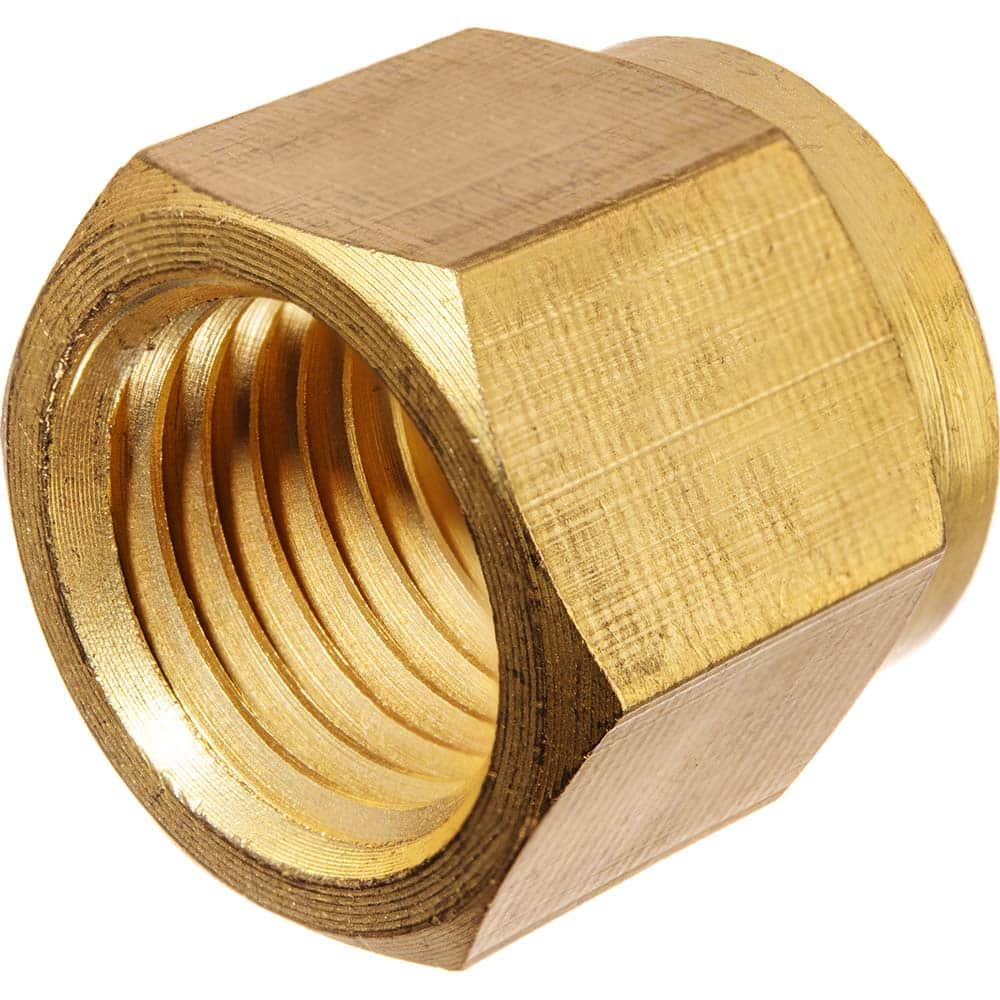 USA Sealing - Metal Compression Tube Fittings; Type: Nut ; End Connections: Tube OD x Tube OD ; Tube Outside Diameter (mm): 3 ; Thread Size: None ; Material: Brass ; Compression Style: Double Ferrule - Exact Industrial Supply