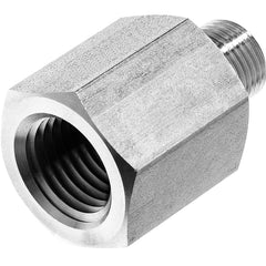 Pipe Fitting: 1/2 x 1/8″ Fitting, 304 Stainless Steel 4,600 psi