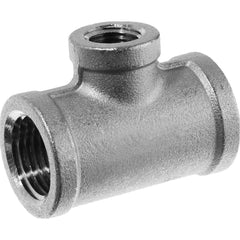 USA Sealing - Aluminum Pipe Fittings; Type: Reducer Branch Tee ; Fitting Size: 1-1/4 x 1-1/4 x 1 ; End Connections: FNPT x FNPT x MNPT ; Material Grade: Class 150 ; Pressure Rating (psi): 150 - Exact Industrial Supply