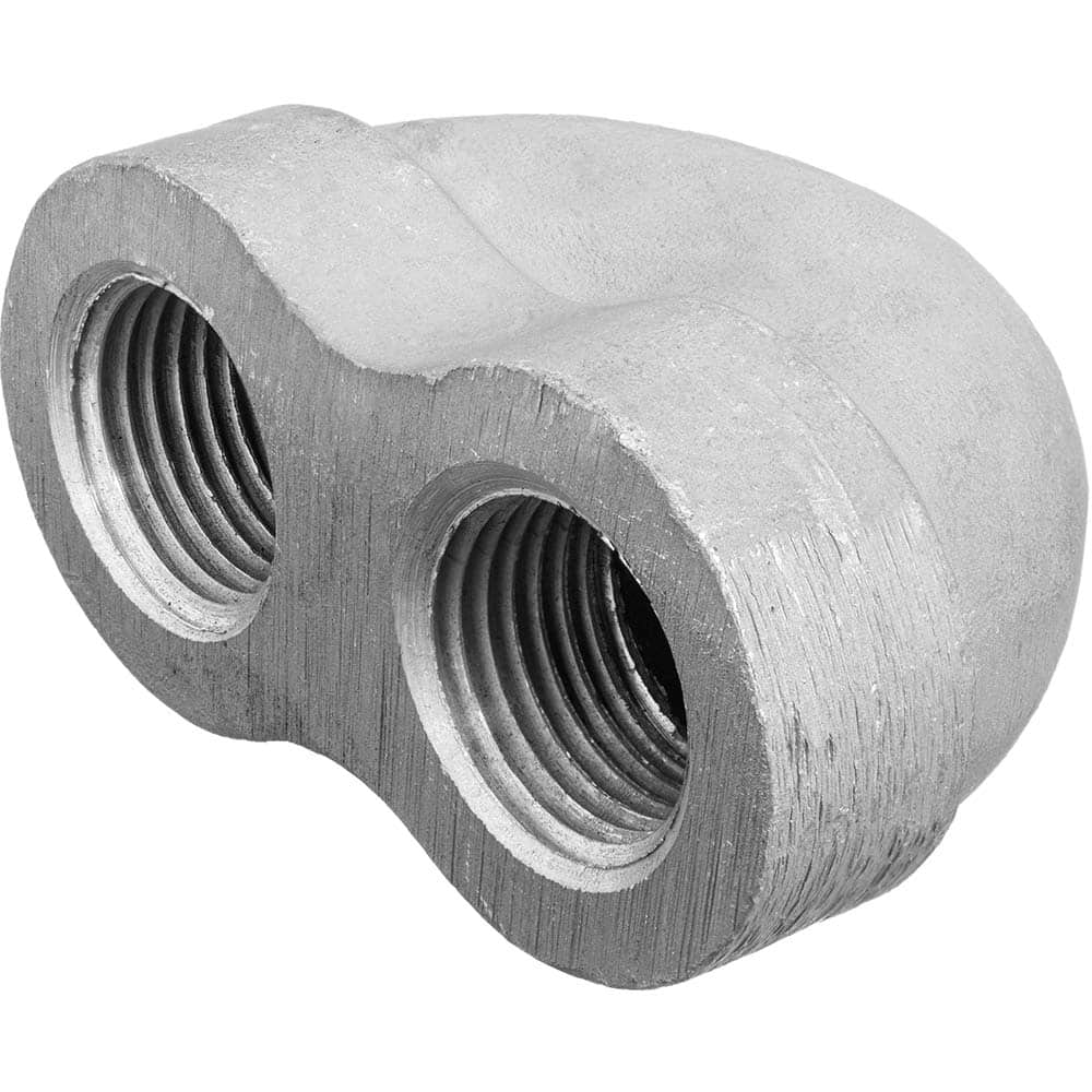 USA Sealing - Aluminum Pipe Fittings; Type: 180 Return Bend ; Fitting Size: 2 x 2 ; End Connections: FNPT x FNPT ; Material Grade: Class 150 ; Pressure Rating (psi): 150 - Exact Industrial Supply