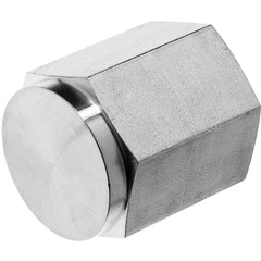 USA Sealing - Stainless Steel Pipe Fittings; Type: Cap ; Fitting Size: 1/8 x 1/8 ; End Connections: FNPT x FNPT ; Material Grade: 304 ; Pressure Rating (psi): 6100 - Exact Industrial Supply