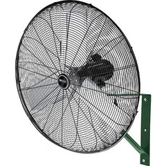 Desk & Table Fans; Fan Diameter: 24; Air Flow: 7500 CFM; Number Of Blades: 3; Number of Speeds: 3; Voltage: 120.00; Number Of Speeds: 3; Maximum Rpm: 1105.000; Horse Power: 0.167; Phase: Single; Amperage: 2; Oscillation: Oscillating; Color: Black; Voltage