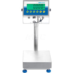 Shipping & Receiving Platform & Bench Scales; System Of Measurement: troy ounces; pounds; ounces; pennyweights; kilograms; grams; Display Type: Backlit; LCD; Capacity (Lb.): 330.000; Capacity (kg): 330.000; Capacity: 330.000; Graduation: 0.0400; Platform