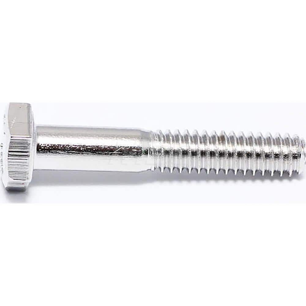 Hex Head Cap Screw: 5/8-11 x 2-1/2″, Grade 316 Stainless Steel, NL-19 Finish Partially Threaded, ANSI B18.2.1