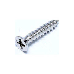 Machine Screw: #10 x 2″, Flat Head, Phillips Stainless Steel, NL-19 Finish, Grade 18-8, ANSI B18.6.3