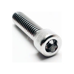 Socket Cap Screw: M3 x 0.50 Thread, DIN 912, 2.5 mm Drive 6 mm Thread Length, Stainless Steel, NL-19