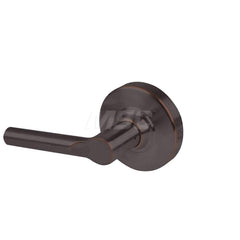 Lever Locksets; Type: Cylindrical Lock; Key Type: Keyless; Strike Type: Curved Lip Strike; Finish/Coating: Aged Bronze; Material: Metal; Material: Metal; Door Thickness: 1.75 in; Backset: 2.75 in; Cylinder Type: No Keyway; Minimum Order Quantity: Metal; M