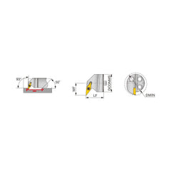 Replaceable Boring Bar Heads; Compatible Insert Style: VCMT; Compatible Insert Size Code: 221; Tool Material: Steel; Multi-use Tool: Yes; Lead Angle: 93.000; Through Coolant: Normal Pressure; For Shank Diameter: 0.7870 in; Cutting Tool Application: Facing