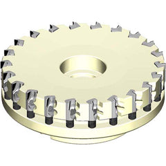 100mm Cut Diam, 25.4mm Arbor Hole Diam, 3mm Max Depth, Indexable PCD Face Mill For Non-Ferrous material