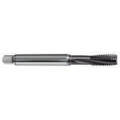 M10x1.25 6H 3-Flute PM Cobalt Semi-Bottoming 10 degree Spiral Flute Tap-TiAlN - A1 Tooling